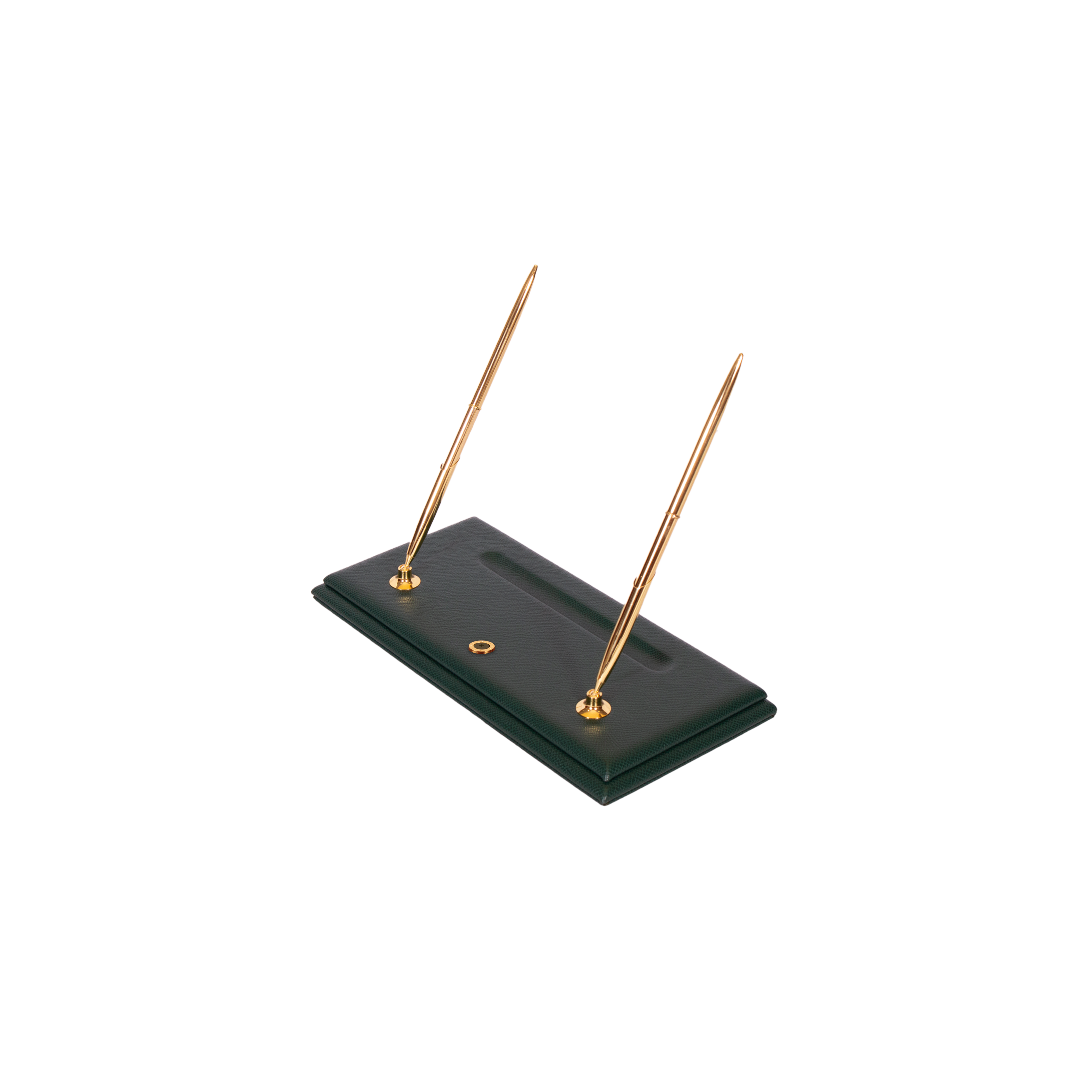 Pen Stand with Dual Gold Pens