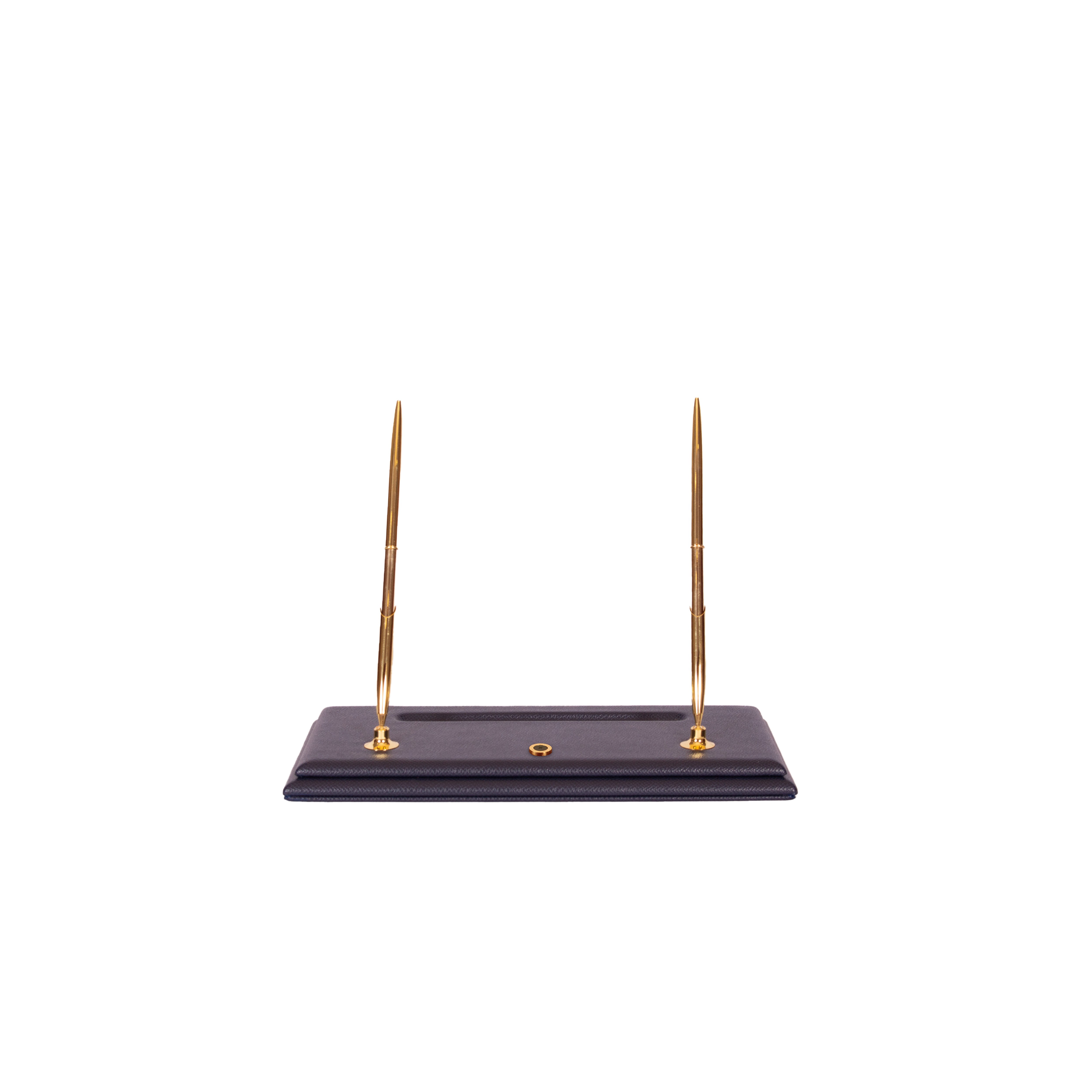 Pen Stand with Dual Gold Pens